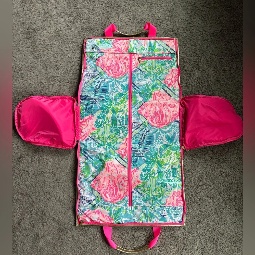Lily Pulitzer Weekender / Garment Bag Bohemian Queen Print - Picture 2 of 7